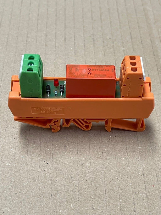CONTA‑CLIP – RM1/1W – 1‑Pole Relay Module for DIN Rail / Screw Terminals