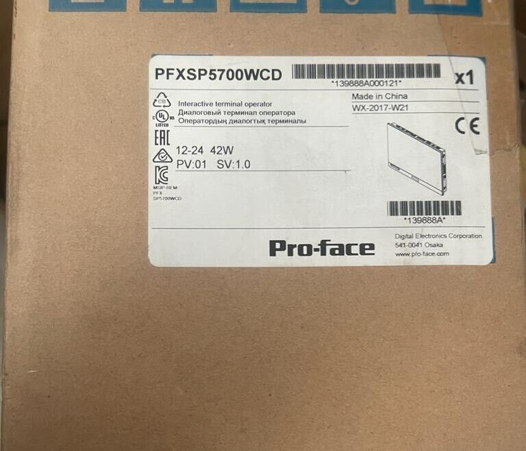 Pro-Face SP5000 PFXSP5700WCD HMI Touch Screen