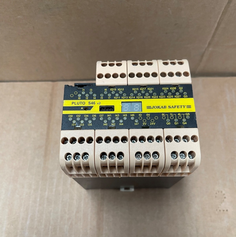 Jokab Safety – Pluto S46 V2 – Safety PLC Controller (24 In / 16 Out)