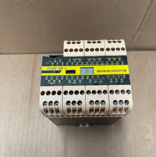 Jokab Safety – Pluto S46 V2 – Safety PLC Controller (24 In / 16 Out)