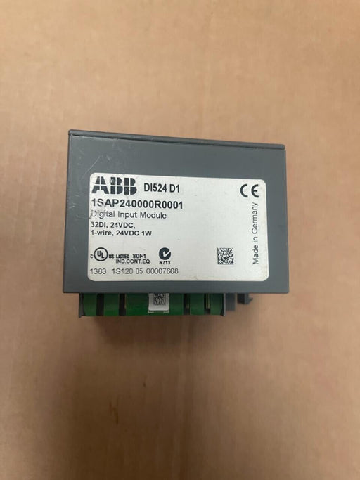 ABB - DI524 D1 - 1SAP240000R0001 - Digital Input Module 32DI, 24VDC, 1-wire, 24V