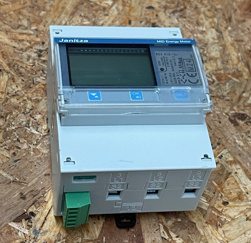Janitza – B24 313‑10J (M‑Bus) – 3‑Phase MID Energy Meter, 1/5 A Transformer