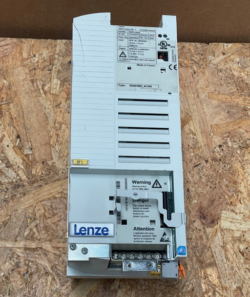 Lenze – EDK82EV113 – 8200 Vector Series VFD Drive, 4 kW, 400–500 V AC