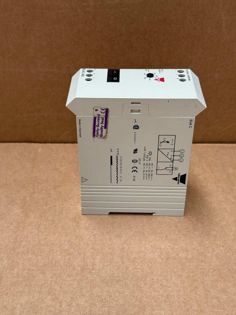Carlo Gavazzi – EUA C 400 – 3‑Phase Voltage/Sequence Control Relay, DIN‑Rail