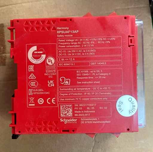 Schneider Electric Harmony XPSUAF13AP Safety Module