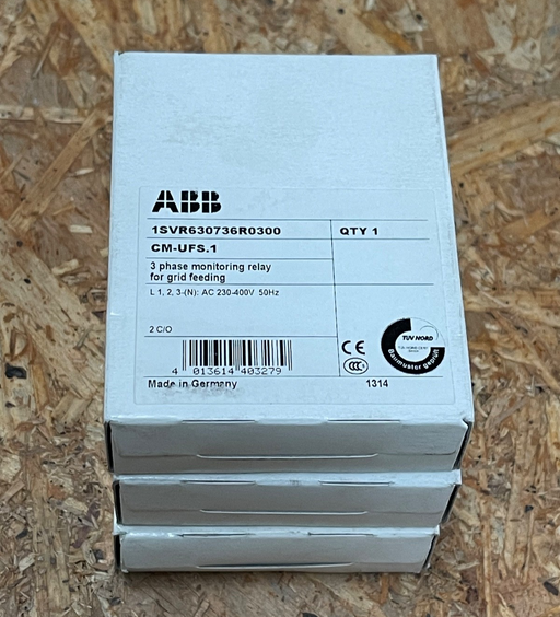 ABB – CM-UFS.1 (1SVR630736R0300) – Three-Phase Grid Feeding Monitoring Relay