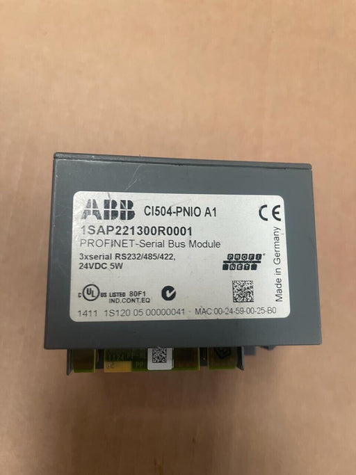 ABB - CI504-PNIO A1 - 1SAP221300R0001 - PROFINET-Serial Bus Module 3xserial