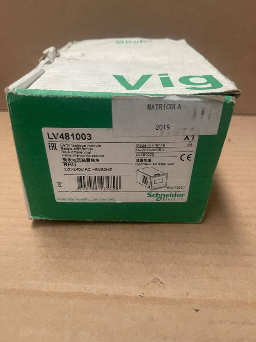 Schneider Electric - LV481003 - Vigirex RHU Differenzstromrel