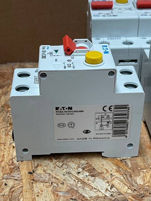 Eaton – PKN4‑10/1N/C/003‑MW – xPole RCBO (Residual-Current Breaker
