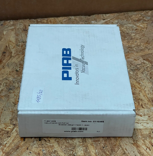 Piab - 0110358 - Vacuum Switch PNP M5, NC/NO, 24 V DC