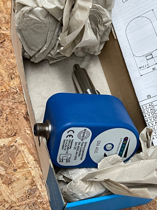 EGE Elektronik - SN 450/2-A4-GRS - Thermodynamic Flow Controller, G1/2”, 24 V DC
