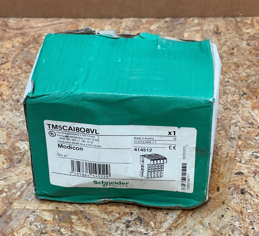 Schneider Electric – TM5CAI8O8VL – TM5 Compact I/O Expansion Block: 8 AI & 8 AO