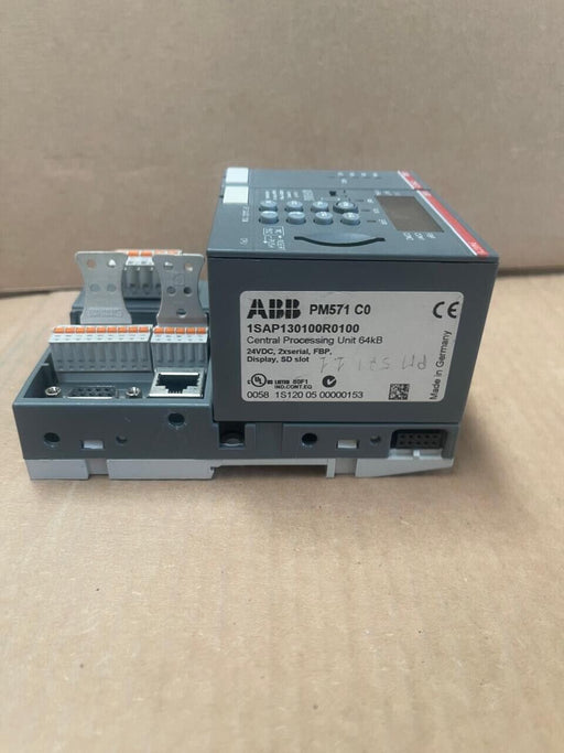 ABB - 1SAP130100R0100 with CM575-DN B1 and TB511-ETH B1 - PM571 C0 PLC