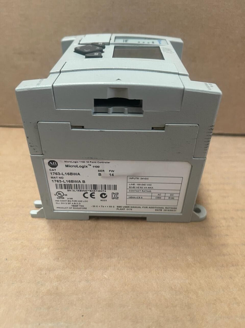 Allen-Bradley - 1763-L16BWA - MicroLogix 1100 PLC Controller