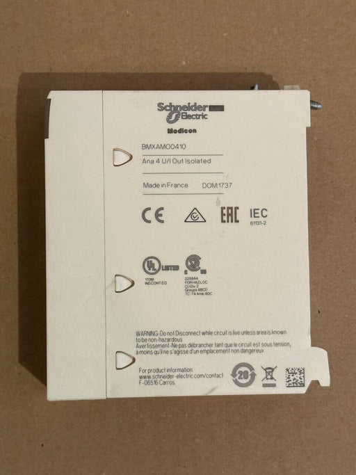 Schneider Electric Modicon BMXAM00410 Ana 4 U/I Out Isolated