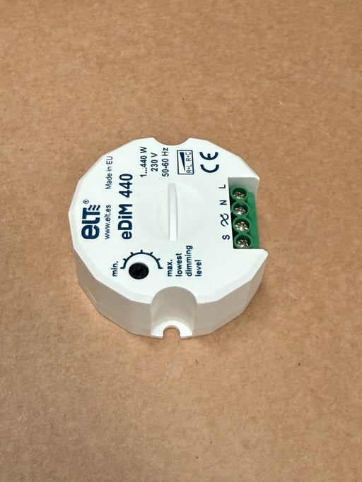 ELT – eDIM 440 (9954002) – 230 V Universal LED Dimmer Rotary Control, Up to 440W