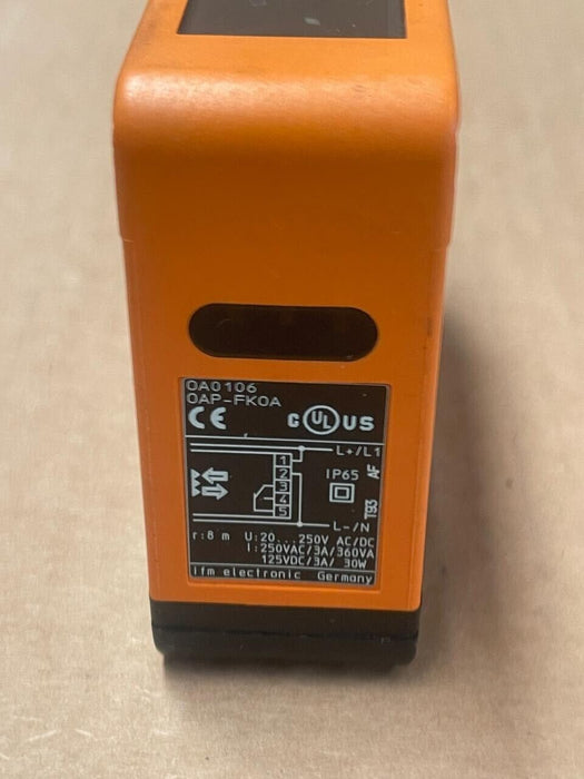 IFM - Retro-reflective sensor - OA0106 - OAP-FKOA