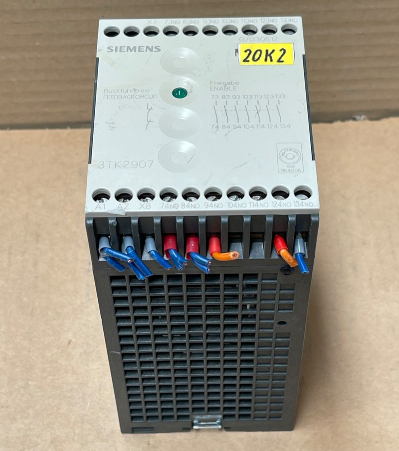 Safety Expander Module Siemens 3TK2907-0BB4 Safety Expansion Module – Safety Relay / Expansio ...