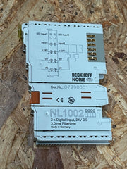 Beckhoff - NL1002 - 2-Channel Digital Input Bus Terminal, 24 V DC ￼