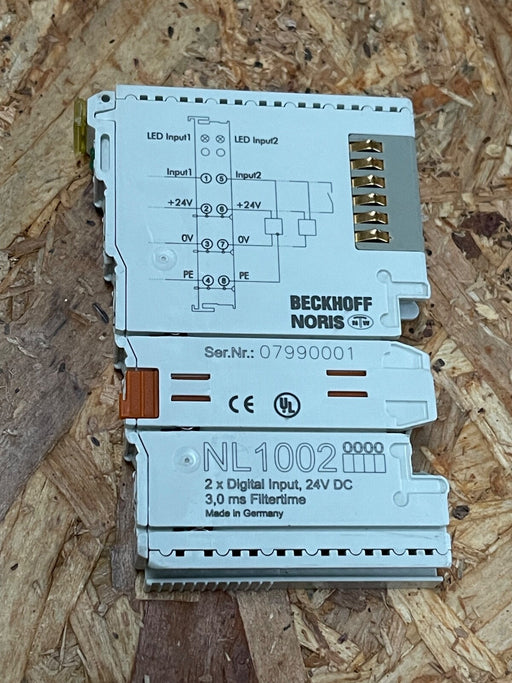 Beckhoff - NL1002 - 2-Channel Digital Input Bus Terminal, 24 V DC ￼