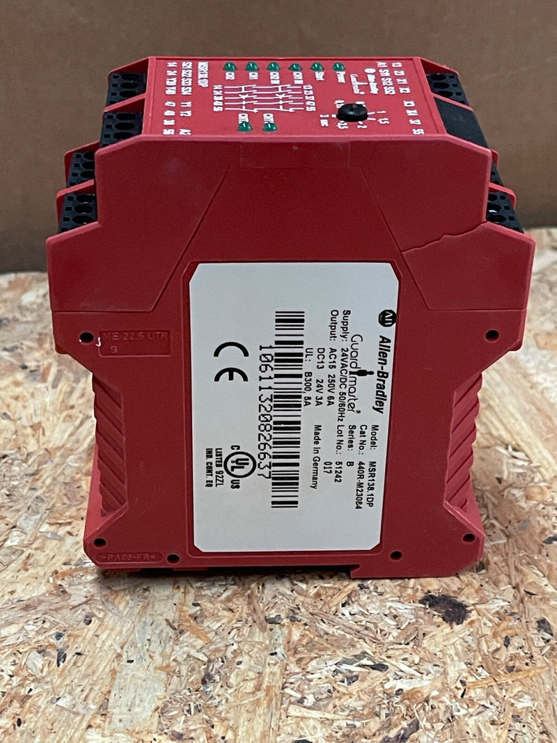 Allen-Bradley - MSR138.1DP - Safety Relay, 2 N.O. Instantaneous, 2 N.O. Delayed
