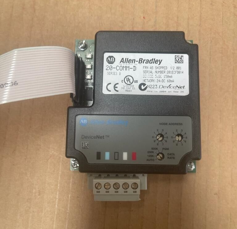 Allen-Bradley, 20-COMM-D, PowerFlex DeviceNet Adapter 201ECFB0 H