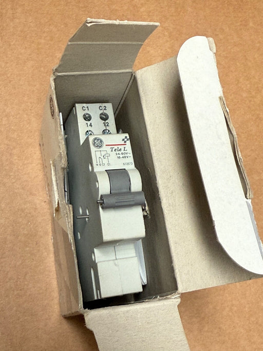 GE – TELEL‑1 (672573) – 24–60 VAC / 24–48 VDC Shunt-Trip Release, 1-Pole