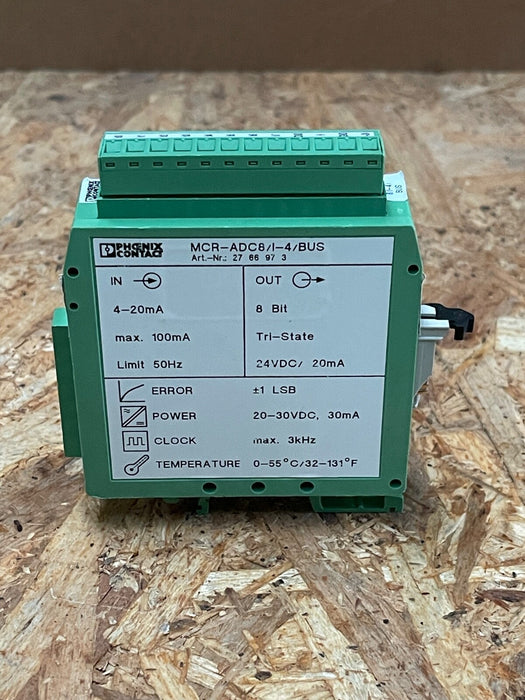 Phoenix Contact – 2766973 (MCR-ADC 8‑I‑4‑BUS) – 8‑Channel Analog/Digital Convert