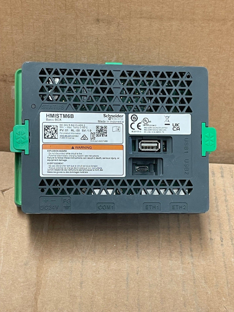 Schneider Electric HMISTM62FW + HMISTM6B – Harmony ST6 Modular HMI System