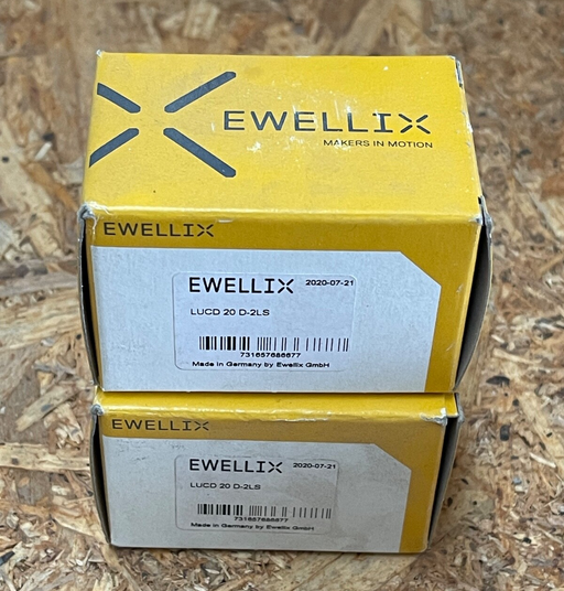 Ewellix - LUCD 20 D-2LS - Self-Aligning Linear Ball Bearing Unit, 20 mm, Double