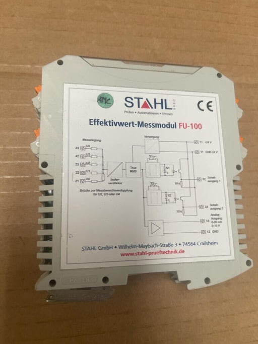 STAHL FU-100.01D.10001 Effektivwert-Messmodul FU-100