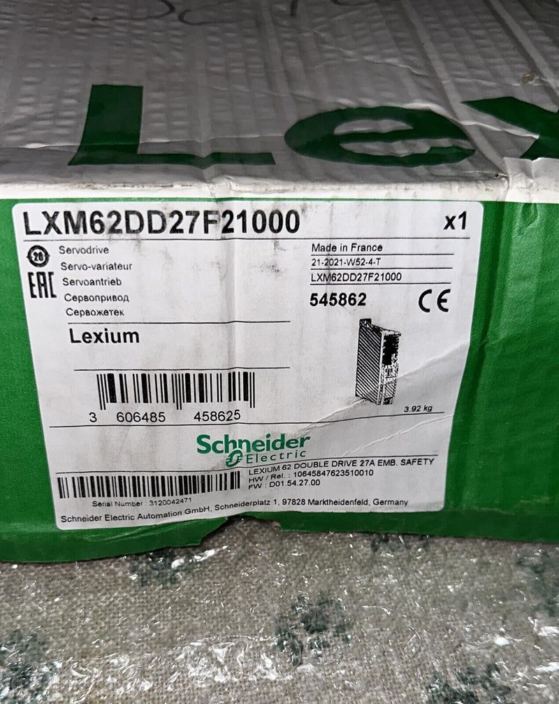 Schneider Electric, LXM62DD27F21000, Double Drive Lexium 62 Servodrive