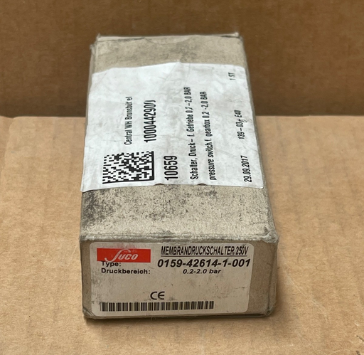SUCO – 0159‑42614‑1‑001 – Mechanical Pressure Switch 0.2‑2 bar G1/4 BSP