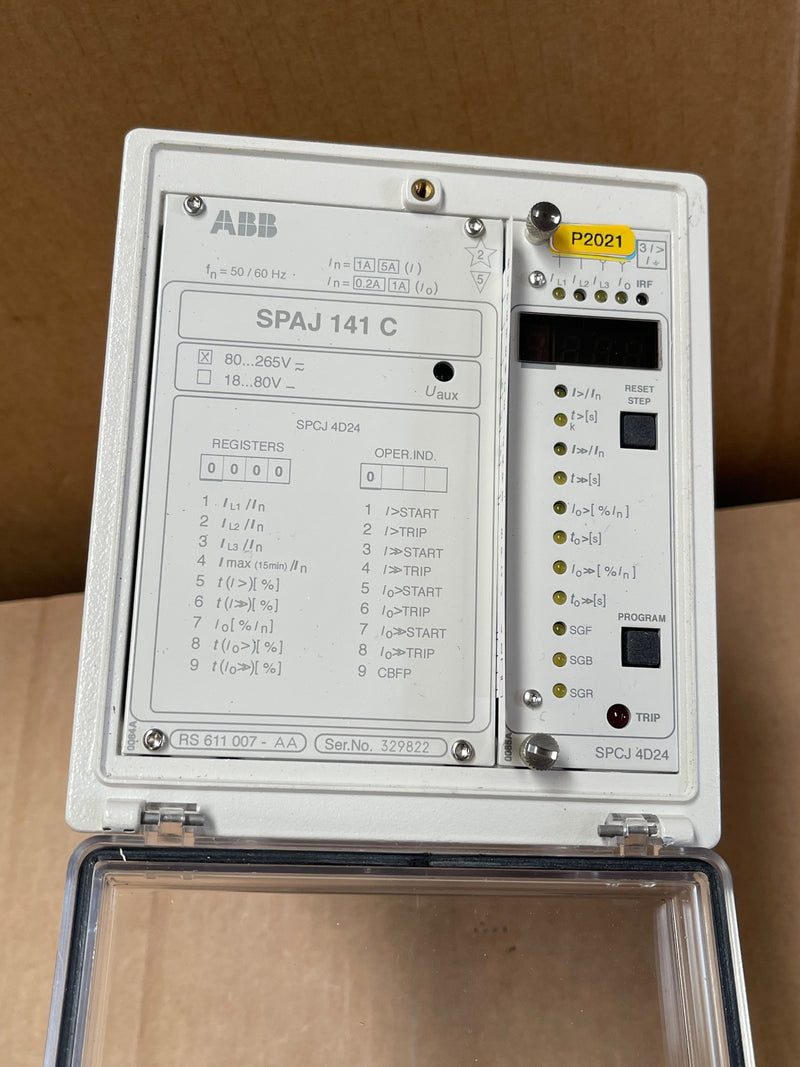 ABB – SPAJ 141 C-AA – Overcurrent Protection Relay — VOLTWERK Handel