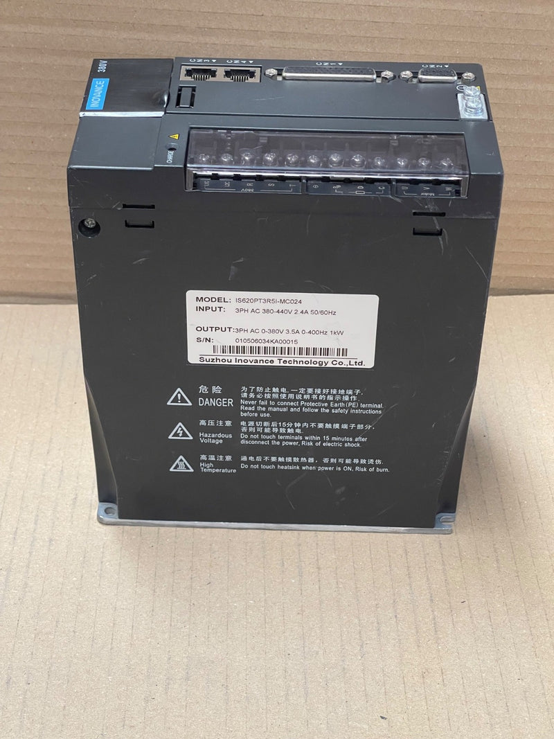 Inovance – IS620PT3R5I‑MC024 – IS620P Series Servo Drive 3.5 A 380–440 VAC