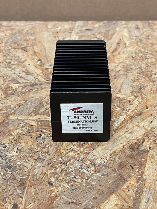 Commscope – T‑50‑NM‑S – 50 Ω N‑Male Termination Load, DC–3 GHz