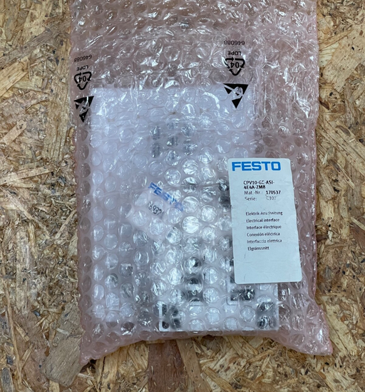 Festo - 170537 - CPV10-GE-ASI-4E4A-Z-M8 Valve Terminal, 4 Solenoid Valves