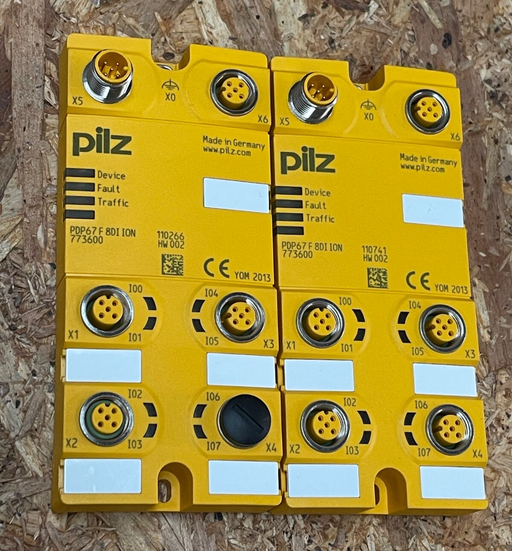 Pilz – PDP67 F 8DI ION (PN 773600) – 8-Channel Safe Digital Input Module, IP67