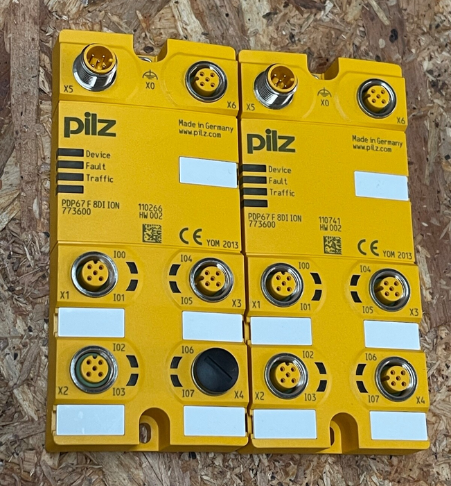 Pilz – PDP67 F 8DI ION (PN 773600) – 8-Channel Safe Digital Input Module, IP67