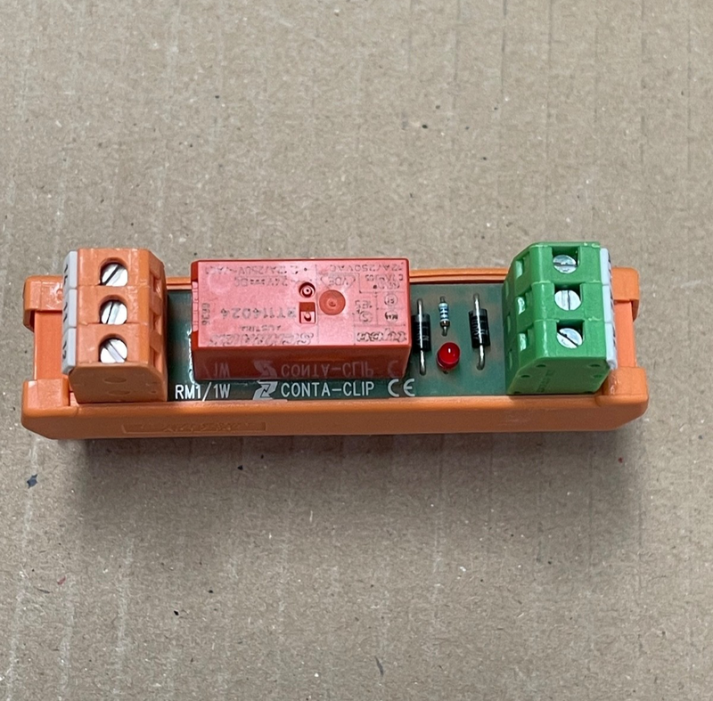 CONTA-CLIP – RM1/1W – 1-Pole Relay Module for DIN Rail / Screw Termina ...