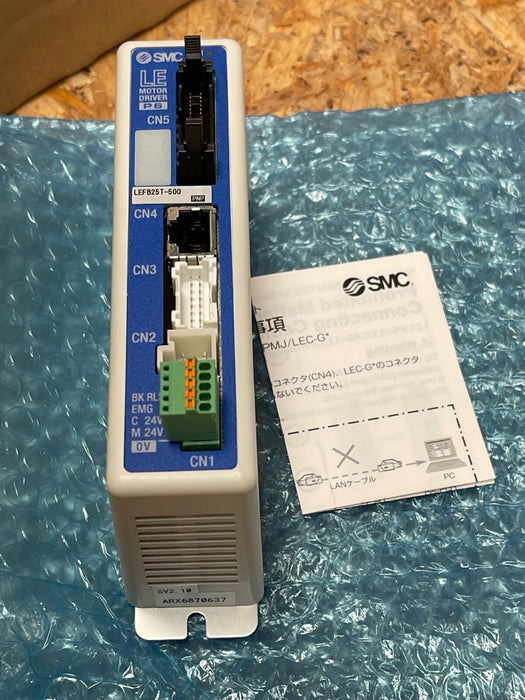 SMC – LECP6P1‑LEFB25T‑500 – Step-Data Stepper Motor Controller for LEF25T