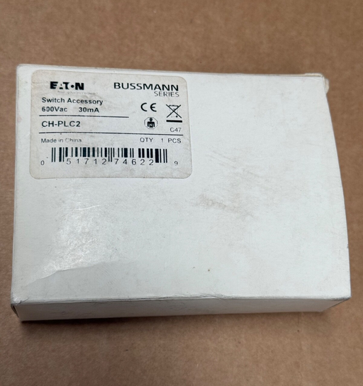 Eaton – Bussmann CH‑PLC2 – PLC-Style Fuse Holder, 1‑Circuit, 600 V, DIN‑Rail