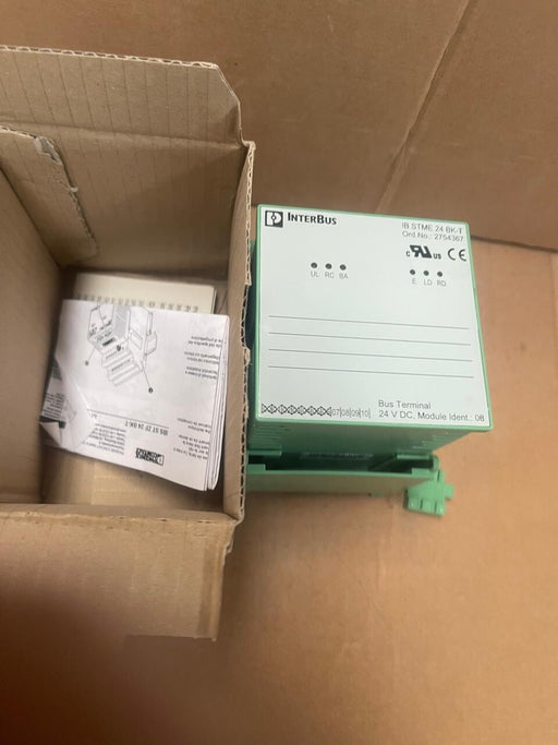 Phoenix Contact - 2750743 - IBS ST ZF 24 BK-T - INTERBUS-ST Bus Coupler, 24 V DC