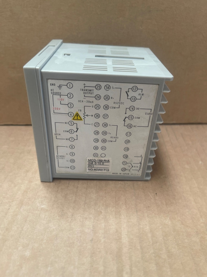 Shinko – MCD-152-R/A – Digital Process / Temperature Controller 0–10 V / 4–20 mA