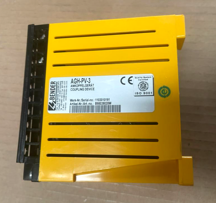 BENDER AGH-PV-3 B98039020W Coupling Device