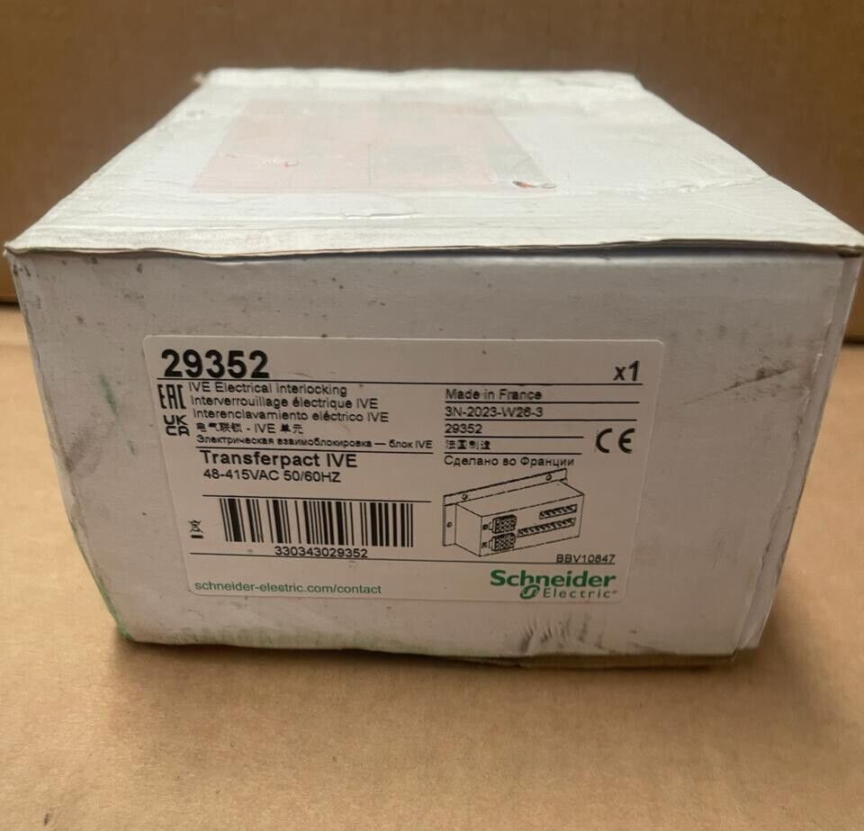 Schneider Electric Transferpact IVE - 29352 - IVE Electrical Interlock ...