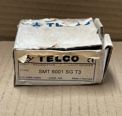 TELCO – SMT6001SGT3 – Photoelectric Thru‑Beam Light Transmitter Sensor