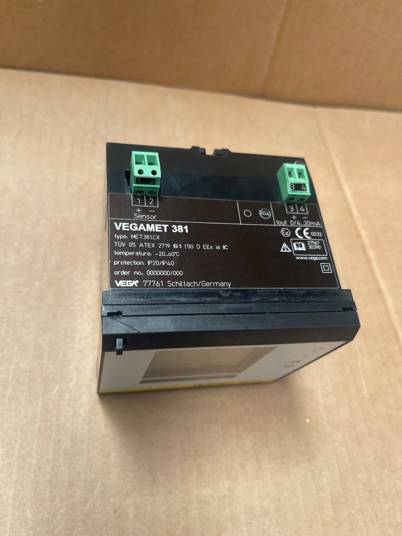 VEGA Vegamet 381 MET381.CK – Signal‑Conditioning Controller / Display Instrument