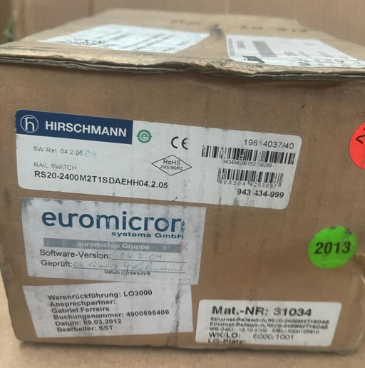 HIRSCHMANN - RS20-2400M2T1SDAEHH04.2.05 - EtherNet Rail Switch