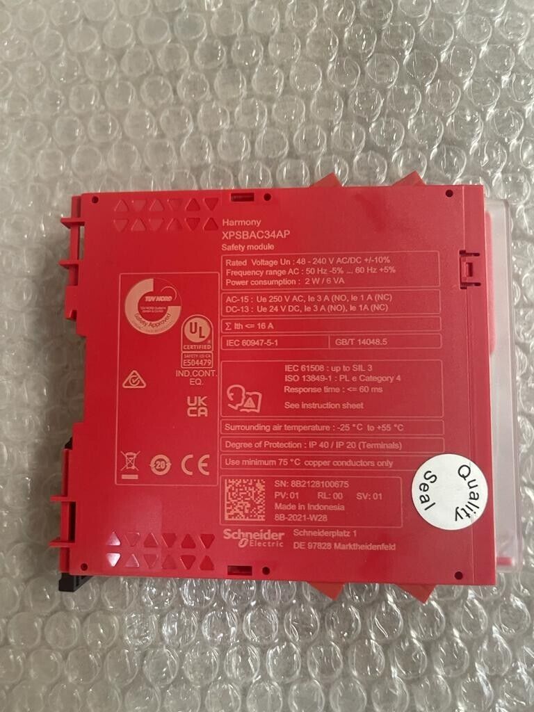 Schneider Electric Harmony XPSBAC34AP Safety Module